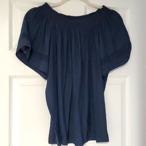 Ramy Brook off shoulder silk top